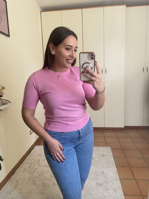 Maglia-basica-in-viscosa-colore-rosa